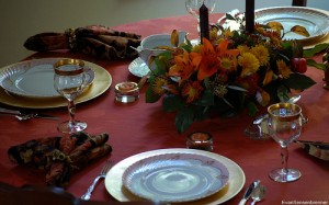 thanksgiving table